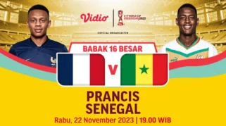 Link Siaran Langsung Prancis vs Senegal di Piala Dunia 2026, Kick Off 02.00 WIB