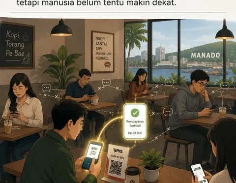 Loneconomics: Ketika Transaksi Digital Makin Cepat, Interaksi Manusia Makin Sunyi