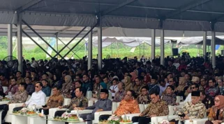 Mendes Kukuhkan Pemuda Bangun Desa untuk Tingkatkan SDM Desa Menuju Indonesia Emas 2045
