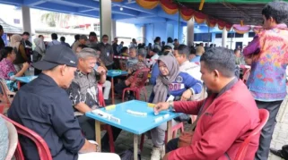 Meriahkan HUT ke-1343 Palembang, Diskominfo Gelar Turnamen Gaple dan Efootball Antar OPD dan Media
