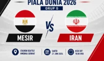 Mesir vs Iran: Ambisi Team Melli Ukir Sejarah di Laga Penentu Grup G Piala Dunia 2026