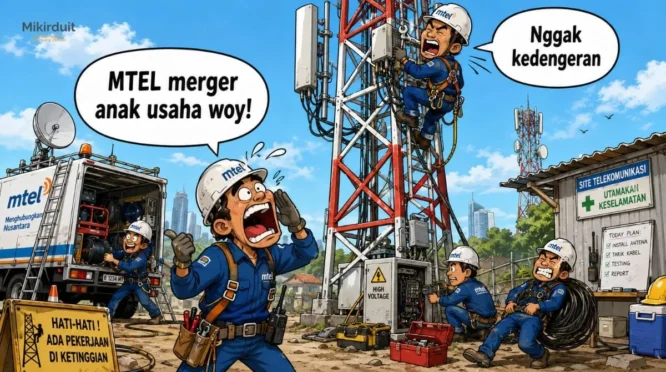 MTEL Merger Anak Usaha di Tengah Lelang Frekuensi 5G: Siap Ekspansi ke Bisnis ISP dan IoT