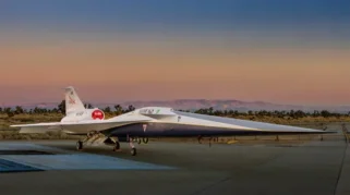 NASA dan Lockheed Martin Sukses Uji Terbang Supersonik Senyap X-59, Cetak Rekor Kecepatan