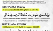 Niat Puasa 10 Muharram (Asyura) Lengkap dengan Keutamaan dan Hukum Menggabung Qadha