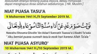 Niat Puasa 10 Muharram (Asyura) Lengkap dengan Keutamaan dan Hukum Menggabung Qadha