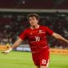 Ole Romeny Rayakan Gol ke Gawang Oman di Garuda Championship Series 2026