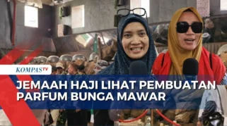 Pabrik Parfum Mawar Taif Tarik Perhatian Jemaah Haji di Al-Hada