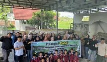 Pegadaian Praya Salurkan Bantuan Bangunan Sekolah dan Edukasi Investasi Emas