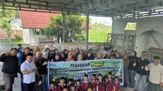 Pegadaian Praya Salurkan Bantuan Bangunan Sekolah dan Edukasi Investasi Emas