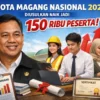 Pemerintah Buka Magang Nasional 2026 dengan Kuota 150 Ribu, Ini Jadwal Batch 1