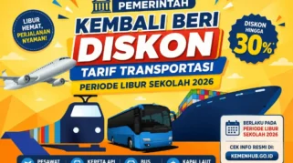 Pemerintah Siapkan Diskon 30 Persen Transportasi Selama Libur Sekolah 2026