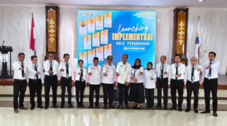Pemkot Tegal Luncurkan Inovasi Aksi Perubahan Kinerja Organisasi Diklat PKA Angkatan 1 dan Serahkan Bantuan TJSL BU Tahun 2026
