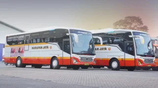 PO Harapan Jaya Luncurkan Dua Bus Jetbus 5 MHD dengan Bagasi Tembus dan Sasis Mercedes-Benz OF 1623