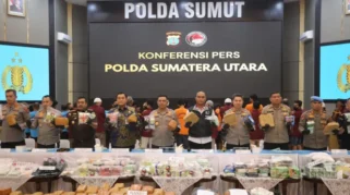 Polda Sumut Gagalkan Penyelundupan 113 Kilogram Sabu Asal Malaysia, Pelaku Masih Diburu