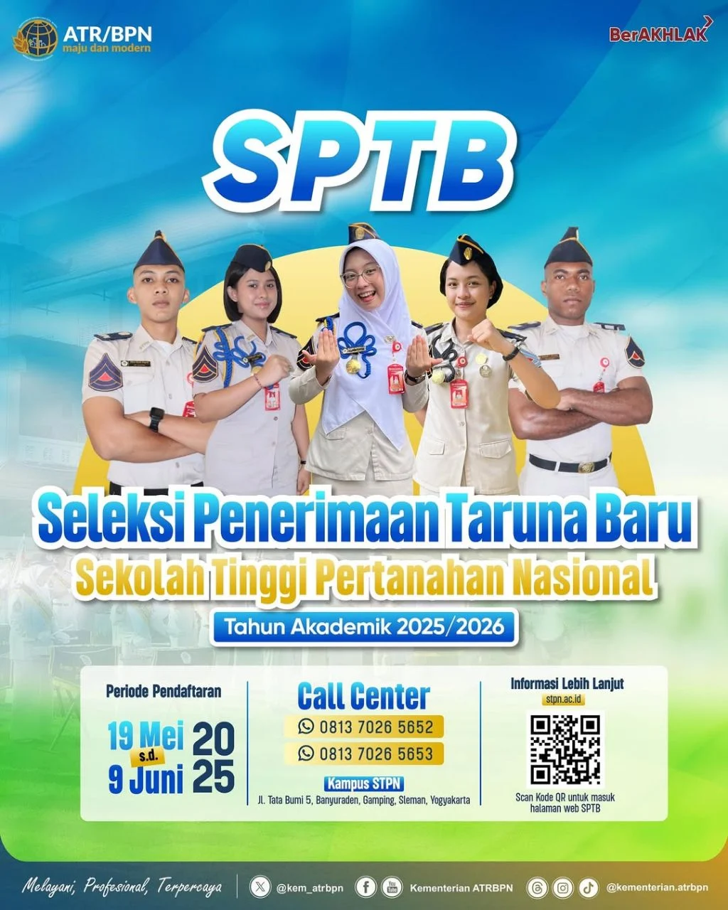 Politeknik Agraria STPN Buka Pendaftaran Taruna Baru, Tawarkan Empat Program Studi Bidang Agraria dan Pertanahan