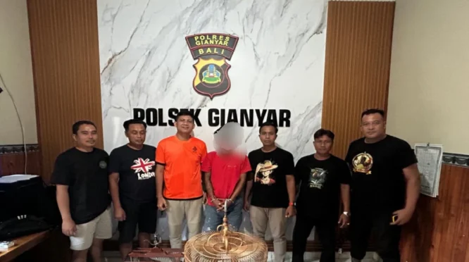 Polres Gianyar Bekuk Pelaku Pencurian Dua Ekor Burung Murai Batu dan Anis Kembang
