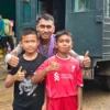 Polres Jakpus Berikan Trauma Healing dan Bantuan untuk Korban Kebakaran Tanah Tinggi