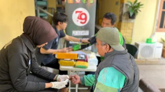 Polres Mesuji Gratiskan Layanan Kesehatan Sambut Bhayangkara ke-80, 57 Warga Periksa Kesehatan