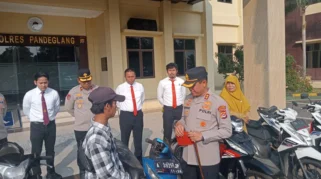 Polres Pandeglang Kembalikan 5 Motor Hasil Curian ke Pemiliknya