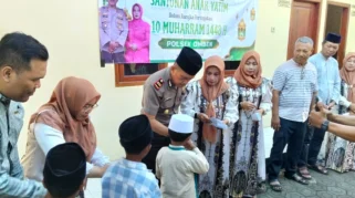 Polsek Omben Santuni 30 Anak Yatim dalam Peringatan 10 Muharram