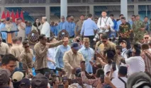 Prabowo Disambut Antusias Ribuan Petani dan Nelayan di PENAS XVII Gorontalo