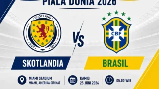 Prediksi dan Statistik Skotlandia vs Brasil: Tartan Army Kejar Sejarah di Piala Dunia 2026