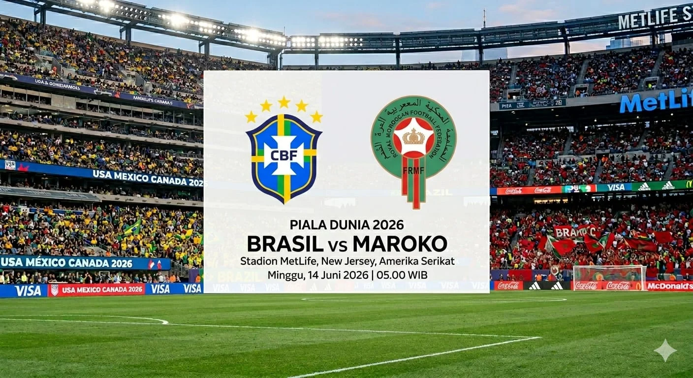 Prediksi Skor Brasil vs Maroko: Ujian Pertama Selecao Tanpa Neymar di Piala Dunia 2026