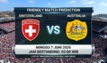 Prediksi Swiss vs Australia: Duel Uji Coba Terakhir Jelang Piala Dunia 2026