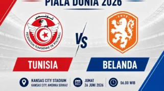 Prediksi Tunisia vs Belanda: Oranye Siap Hujan Gol di Laga Pamungkas Grup F Piala Dunia 2026