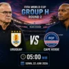 Prediksi Uruguay vs Cape Verde: Ujian Pertahanan Blue Sharks di Piala Dunia 2026