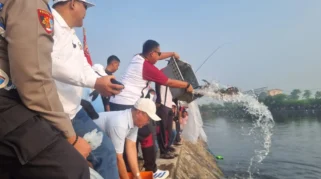 Ribuan Pemancing Padati Danau Puspemkab Serang dalam Lomba Mancing Mania Hari Bhayangkara ke-80