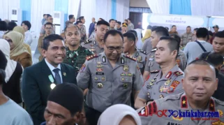 Ribuan Warga Padati Bakti Kesehatan Hari Bhayangkara di Stabat, Polres Langkat Sediakan Layanan Gratis