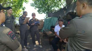 Satpol PP Buleleng Sidak Pembangunan Villa di Lahan Sawah Dilindungi Giri Emas