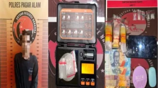 Satresnarkoba Polres Pagaralam Bongkar Sarang Shabu di Tumbak Ulas, Satu Orang Ditangkap