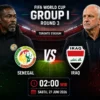 Senegal vs Irak: Duel Hidup Mati Perebutkan Tiket Fase Gugur Piala Dunia 2026
