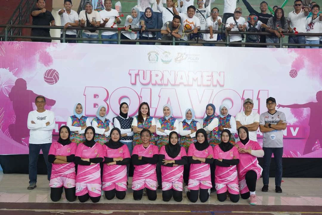Tim Bhayangkari Kabupaten Kediri Juara 1 Bhayangkari Jatim Cup Rayon V