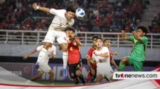 Tim Nasional Sepak Bola Timor Leste Tertunduk Usai Dikalahkan Timnas Indonesia U-19 3-0 di Piala AFF U19