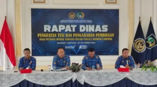 Tingkatkan Kesiapsiagaan, Rutan Bandar Lampung Gelar Pemeliharaan Senjata Dinas