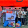 TNI AL Salurkan Bantuan dan Dirikan Posko Kesehatan di Kemayoran untuk Korban Kebakaran