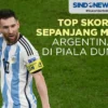 Top Skor Sepanjang Masa Piala Dunia: Messi Kini Pemuncak Baru