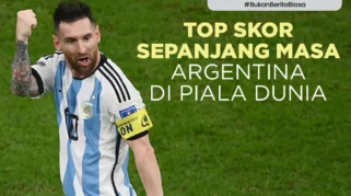 Top Skor Sepanjang Masa Piala Dunia: Messi Kini Pemuncak Baru