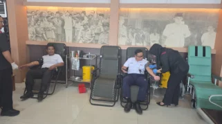 Unit Kesehatan KAI Daop 7 Madiun Gelar Aksi Donor Darah di Tiga Stasiun, 77 Kantong Darah Terkumpul