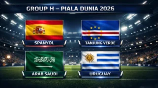 Uruguay Hadapi Saudi Arabia di Laga Perdana Grup H Piala Dunia 2026