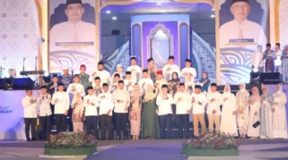 Wamenag RI dan Gubernur Bobby Nasution Resmi Buka MTQ Sumut ke-40 di Astaka Pancing