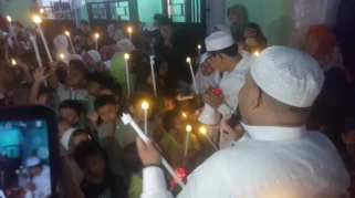 Warga Bekasi Sambut Tahun Baru Hijriah dengan Pawai Obor Elektrik yang Lebih Aman dan Hemat