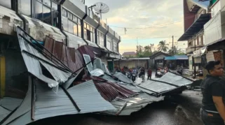 11 Rumah dan Toko Rusak Akibat Angin Kencang di Aceh Utara