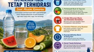 6 Tips Menjaga Tubuh Tetap Terhidrasi saat Musim Kemarau