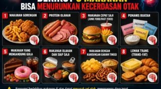 8 Makanan yang Dapat Menurunkan Kecerdasan Otak, Waspadai Konsumsi Sehari-hari