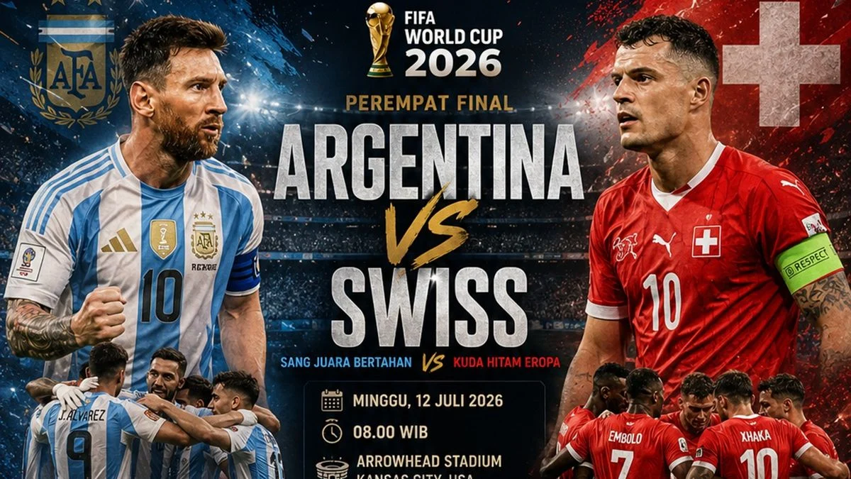 Argentina Vs Swiss di Perempat Final Piala Dunia 2026: Messi Incar Semifinal