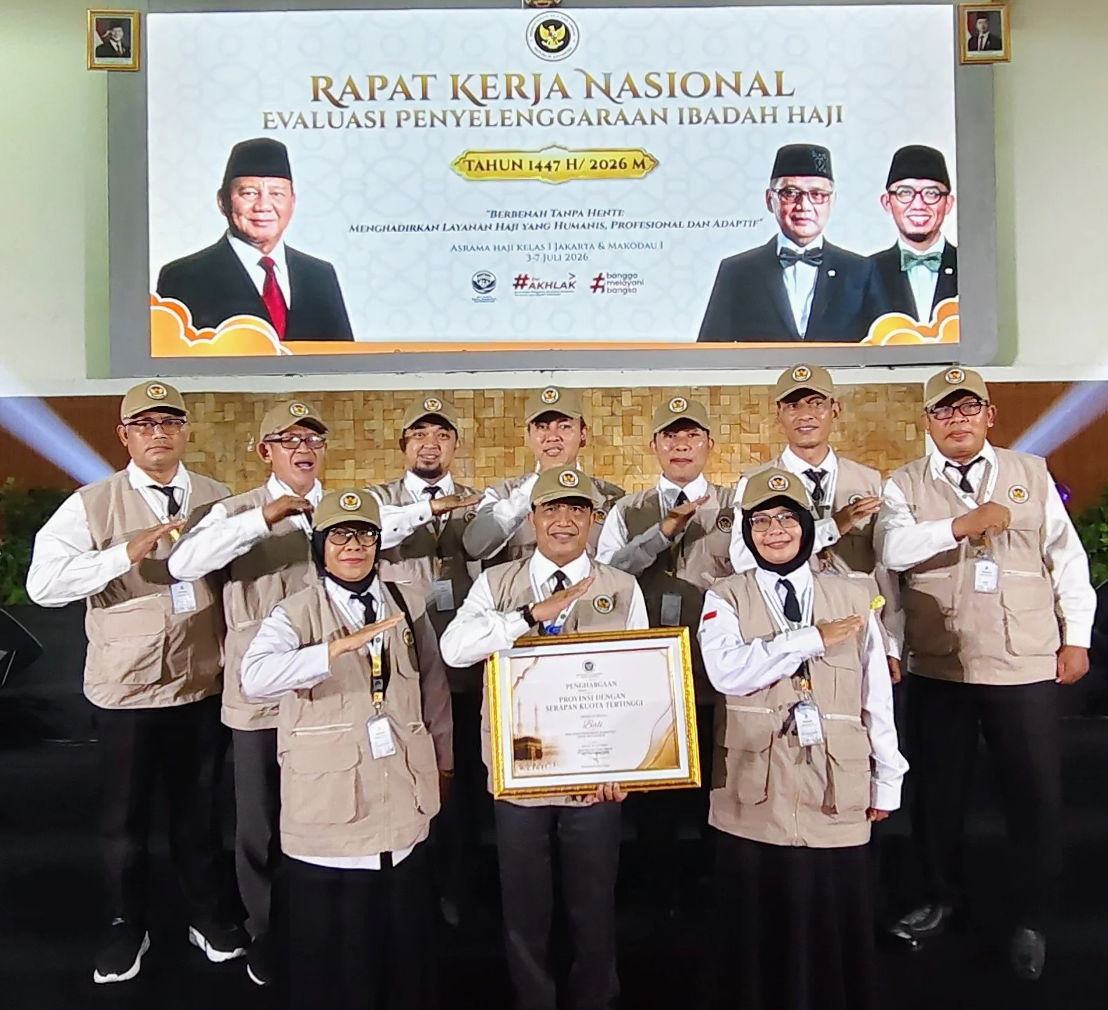 Bali Raih Penghargaan Serapan Kuota Haji Tertinggi Nasional